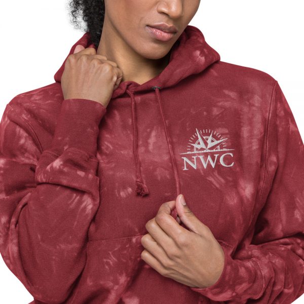 NWC Embroidered | Unisex Champion tie-dye hoodie