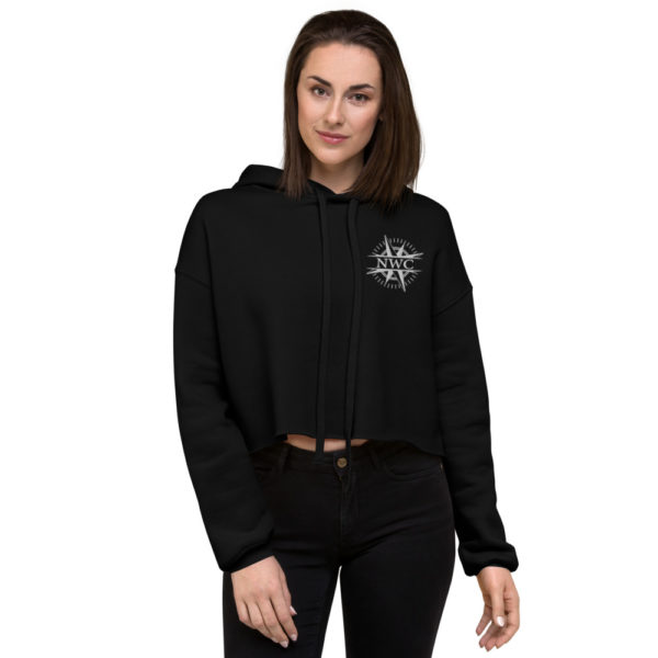 NWC Compass Logo Crop Hoodie - Image 4