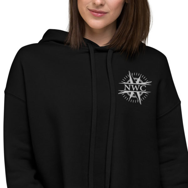 NWC Compass Logo Crop Hoodie - Image 5