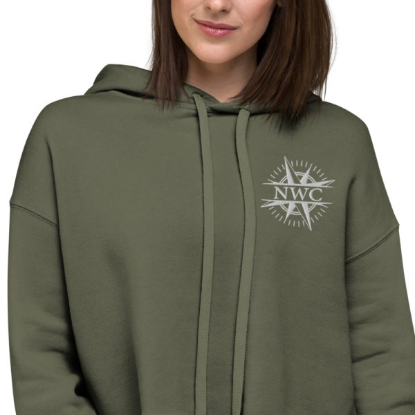 NWC Compass Logo Crop Hoodie - Image 7