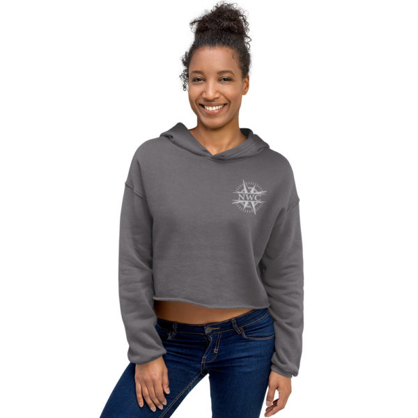 NWC Compass Logo Crop Hoodie - Image 2