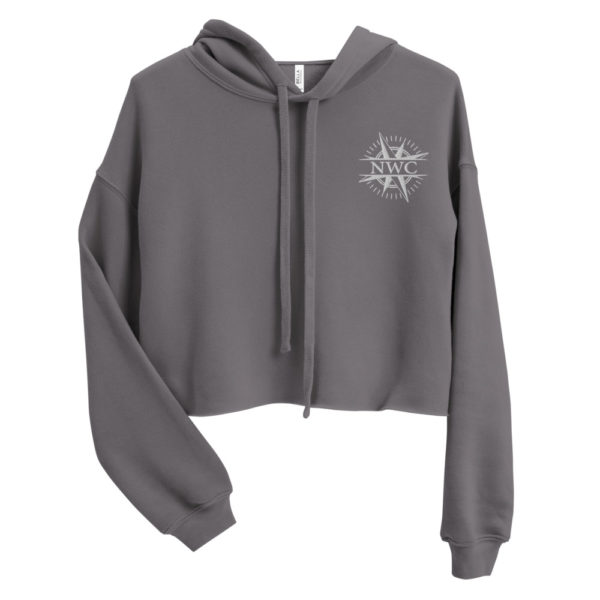 NWC Compass Logo Crop Hoodie - Image 3