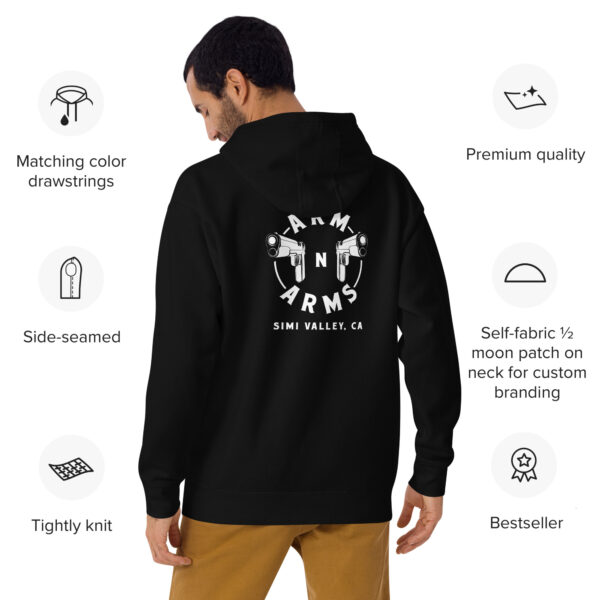 ARM N ARMS Unisex Hoodie - Image 2